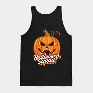 Pumpkin Halloween Squad Tank Top